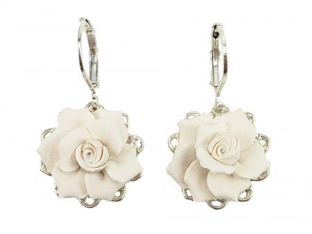 Gardenia Filigree Earrings